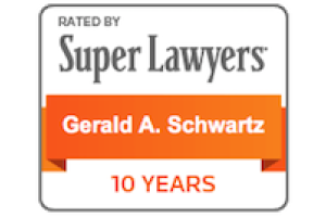Super Lawyers Gerald A. Schwartz 10 years
