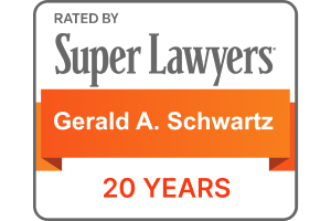 Law Offices of Gerald A. Schwartz - SuperLawyers 20 Years Badge